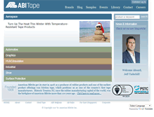 Tablet Screenshot of abitape.com